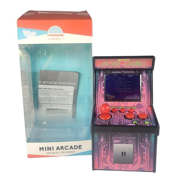 200-Game Mini Arcade Machine Funderdome Retro Classic Gaming 2011